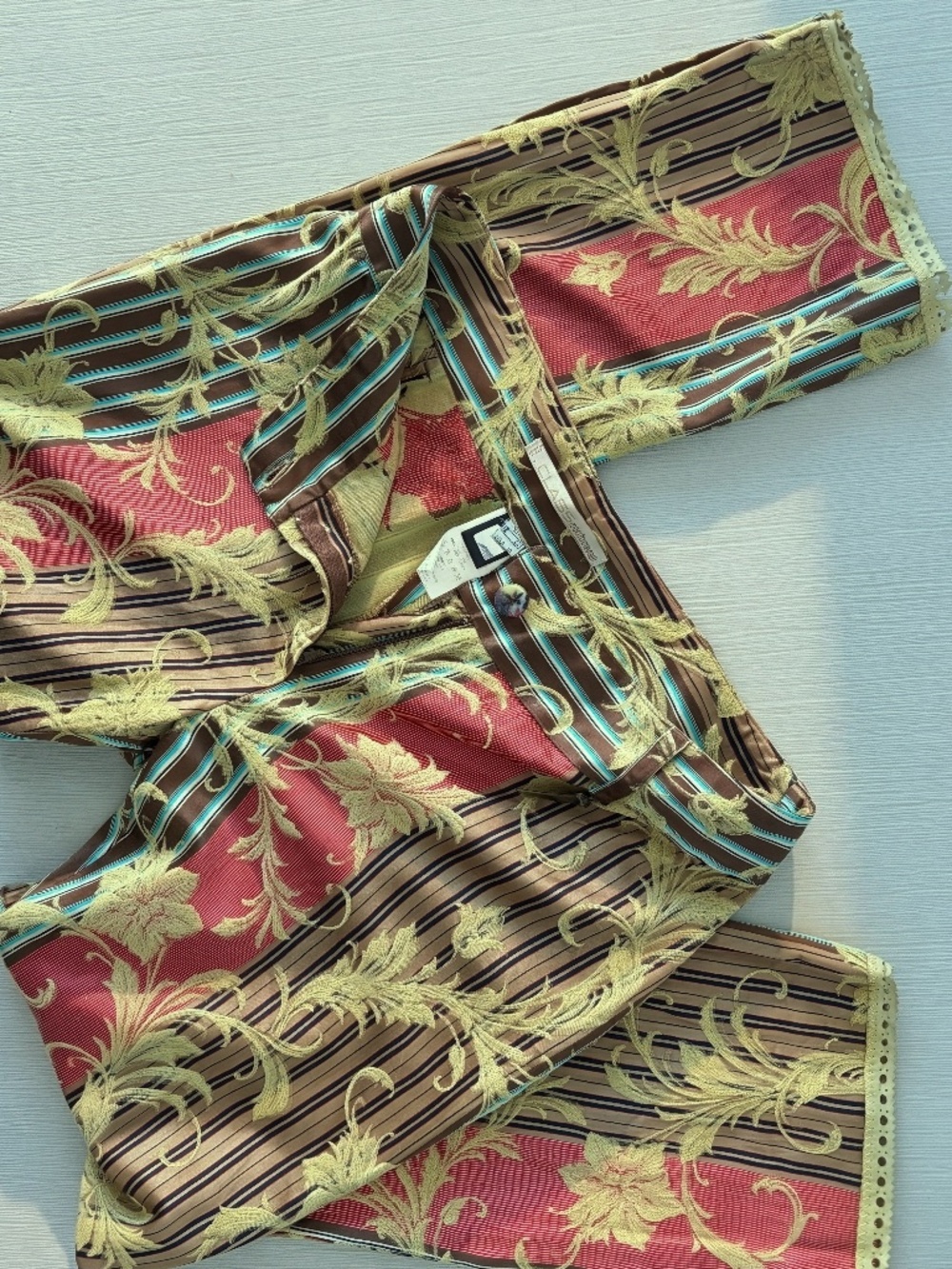 Vintage Class Roberto Cavalli Y2K Baroque Pants IT 44 US 6